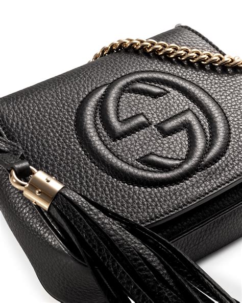 gucci crossbody black handbag|gucci crossbody handbags for women.